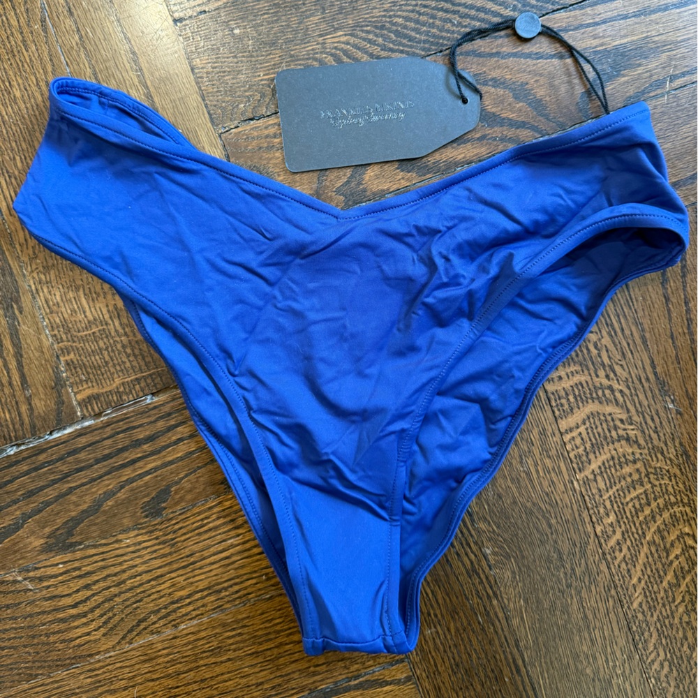 Frankie’s Bikinis X Sydney Sweeney Blue Bikini Bottom